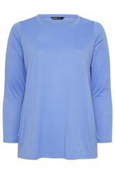 YOURS Plus Size 3 PACK Green & Blue Long Sleeve T-Shirts | Yours Clothing  12