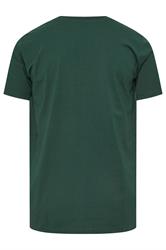 BadRhino Big & Tall Dark Green Soft Touch Relaxed Fit T-Shirt | BadRhino 8