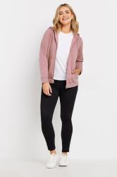 M&Co Pink Essential Zip Through Hoodie | M&Co 1