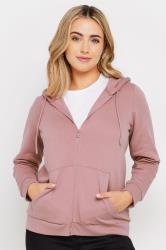 M&Co Pink Essential Zip Through Hoodie | M&Co 3