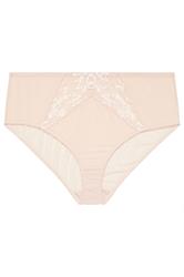 YOURS Plus Size Pink Floral Lace Front Full Briefs | Yours Clothing 5