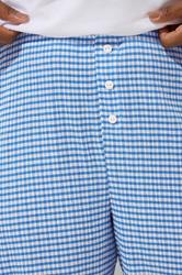 LIMITED COLLECTION Plus Size Gingham Button Front Trousers | Yours Clothing 4