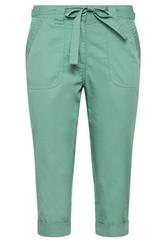 M&Co Green Cool Cotton Poplin Cropped Trousers