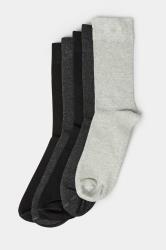 BadRhino Grey & Black 5 Pack Socks