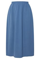 YOURS Curve Navy Blue Midi Skirt