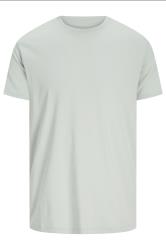 JACK & JONES Big & Tall Purtain Grey Basic T-Shirt
