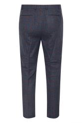 BadRhino Tailoring Big & Tall Blue & Red Checked Suit Trousers | BadRhino 8