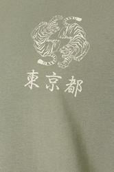 BadRhino Big & Tall Green Japanese Tiger Graphic T-Shirt | BadRhino 8
