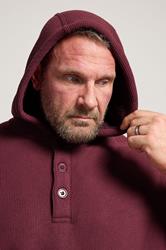 BadRhino Big & Tall Burgundy Borg Lined Fleece | BadRhino 4