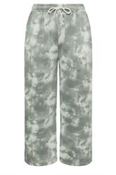 LIMITED COLLECTION Plus Size Grey Graphic Tie Dye Joggers | Yours Clothing 6