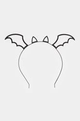 Black Novelty Bat Halloween Headband | Yours Clothing 3