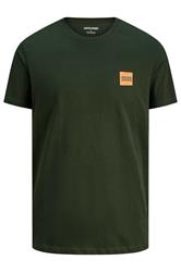 JACK & JONES Big & Tall Duffel Bag Green Logo T-Shirt