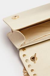 Beige Brown Faux Leather Stud Detail Cross Body Bag | Yours Clothing 6