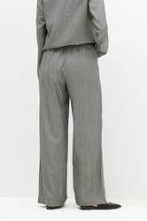 LTS PREMIUM Tall Grey Stripe Wide Leg Trousers | Long Tall Sally 4