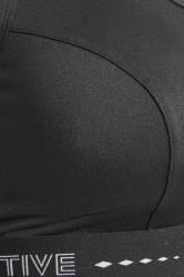 YOURS ACTIVE Plus Size Black Sports Bra | Yours Clothing  6