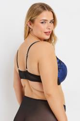 YOURS Plus Size Navy Blue Lace Padded Bra | Yours Clothing  2
