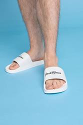JACK & JONES Big & Tall White Moulded Logo Slider | BadRhino 3