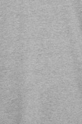 D555 Big & Tall Grey Premium V-Neck Combed Cotton T-Shirt | D555 1