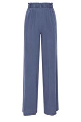 LTS Tall Blue Acid Wash Wide Leg Trousers