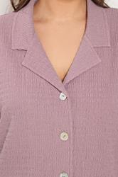 YOURS Plus Size Pink Textured Shirt | Yours Clothing 4