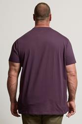 BadRhino Big & Tall Dark Purple Extra Long Core T-Shirt | BadRhino 2