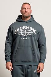 BadRhino Big & Tall Stormy Blue Worldwide Hoodie 3