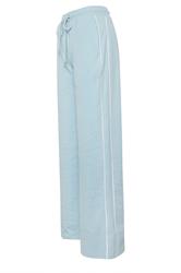 LTS Tall Women's Light Blue Piped Wide Leg Joggers | Long Tall Sally 7