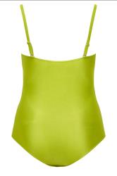 YOURS Plus Size Green Shell Detail Swimsuit | Yours Clothing 9