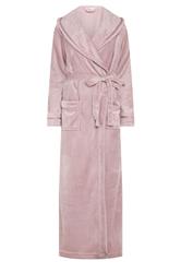 LTS Tall Light Pink Shawl Collar Maxi Dressing Gown