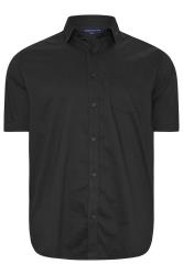 BadRhino Big & Tall Black Stretch Short Sleeve Shirt