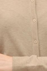 LTS PREMIUM Tall Natural Brown Button Down Cardigan | Long Tall Sally 5