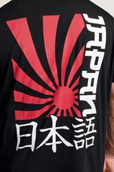 BadRhino Big & Tall Black Japanese Sun Graphic T-Shirt | BadRhino 5