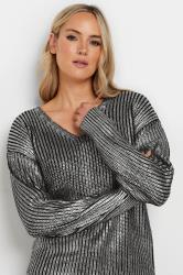 LTS Tall Women's Black Foil Jumper | Long Tall Sally 7