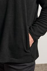 BadRhino Big & Tall Black Quarter Zip Quilted Fleece Jacket | BadRhino 5