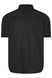 BadRhino Big & Tall Black Textured Stripe Shirt