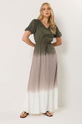 LTS Tall Women's Brown & White Ombre Maxi Dress | Long Tall Sally 3