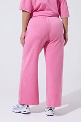 LIMITED COLLECTION Plus Size Pink Acid Wash Joggers | Yours Clothing 2