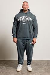 BadRhino Big & Tall Stormy Blue Worldwide Hoodie 1
