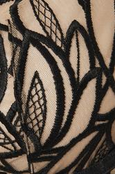 PLAYFUL PROMISES Plus Size Black Floral Embroidered Underwired Bra | Yours Clothing 7