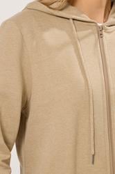 LTS Tall Women's Natural Brown Cotton Longline Hoodie | Long Tall Sally 4