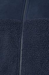 BadRhino Big & Tall Navy Blue Borg Fleece Jacket | BadRhino 7