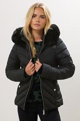 M&Co Petite Black Padded Puffer Jacket | M&Co 3