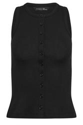 PixieGirl Petite 2 PACK Women's White & Black Ribbed Cotton Vest Top | PixieGirl 8