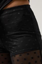 PixieGirl Petite Women's Black Polka Dot Mesh Trousers | PixieGirl 4