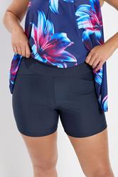 YOURS Plus Size Navy Blue Swim Shorts | Yours Clothing 5