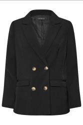 PixieGirl Petite Black Tailored Double Breasted Blazer
