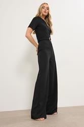 LTS Tall Black Belted Jumpsuit | Long Tall Sally  3