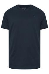 BadRhino Big & Tall Navy Blue V-Neck T-Shirt