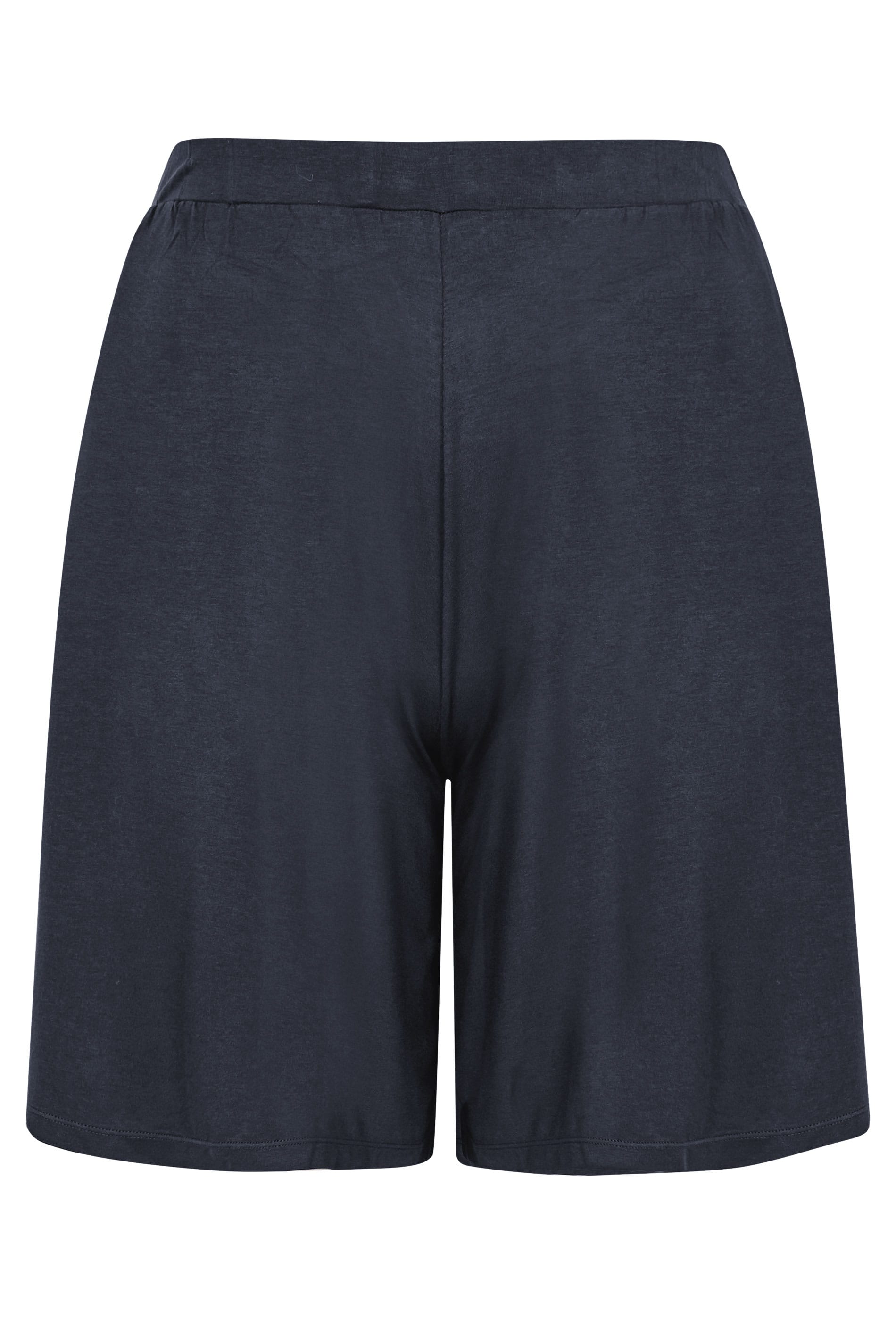 YOURS Plus Size Navy Blue Jersey Pull On Shorts | Sizes 16 to 36 | Yours Clothing 5