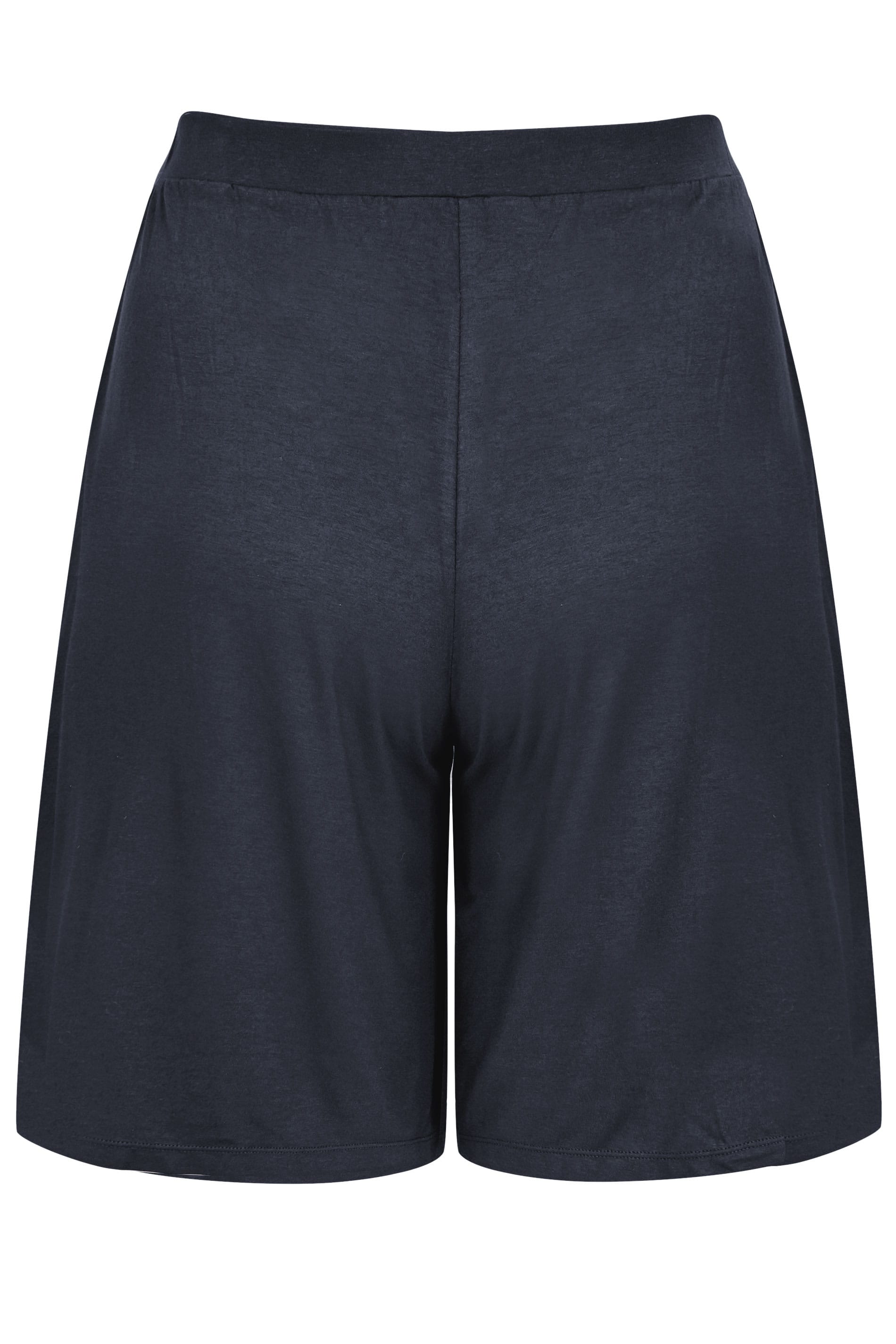 YOURS Plus Size Navy Blue Jersey Pull On Shorts | Sizes 16 to 36 | Yours Clothing 6